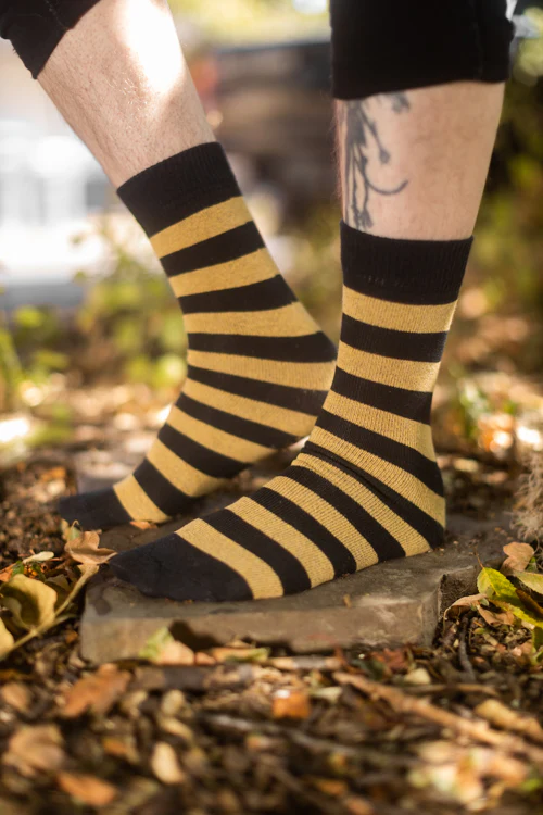 Preppy Striped Tube Socks - Image 3