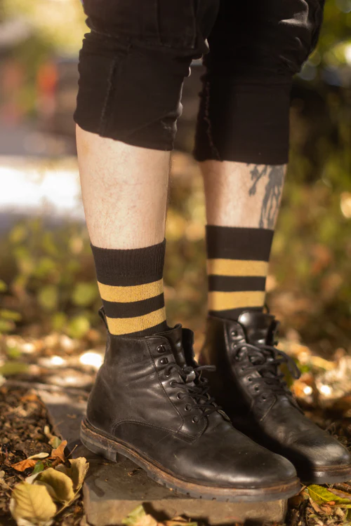 Preppy Striped Tube Socks - Image 5