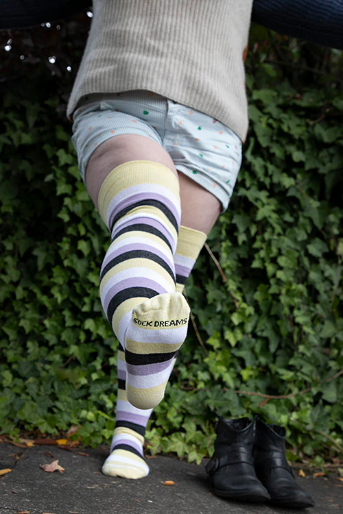 Pride Stripes Extraordinary Thigh High Socks - Image 32