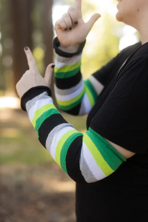 Pride Stripes Arm Warmers - Image 3