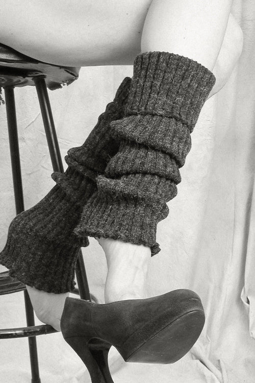 Ribbed Knit Leg Warmers - Image 4