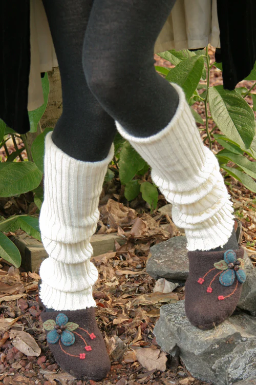 Ribbed Knit Leg Warmers - Image 6