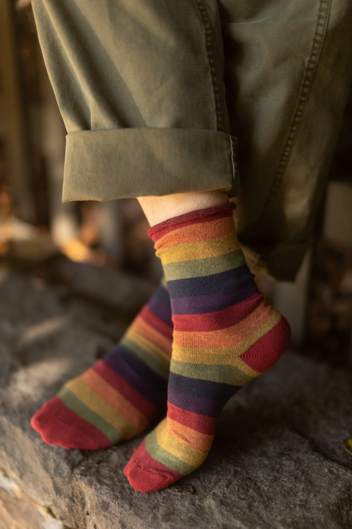 Roll Top Crew - Harvest Rainbow - Image 3