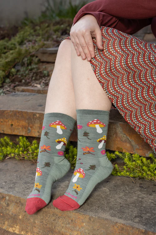 Shroom Bloom Wool Lightweight Crew - Image 7