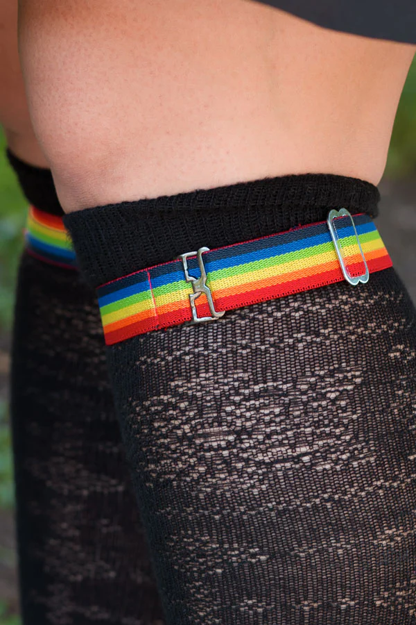 Simply Adjustable Rainbow Sock Garters - Image 5