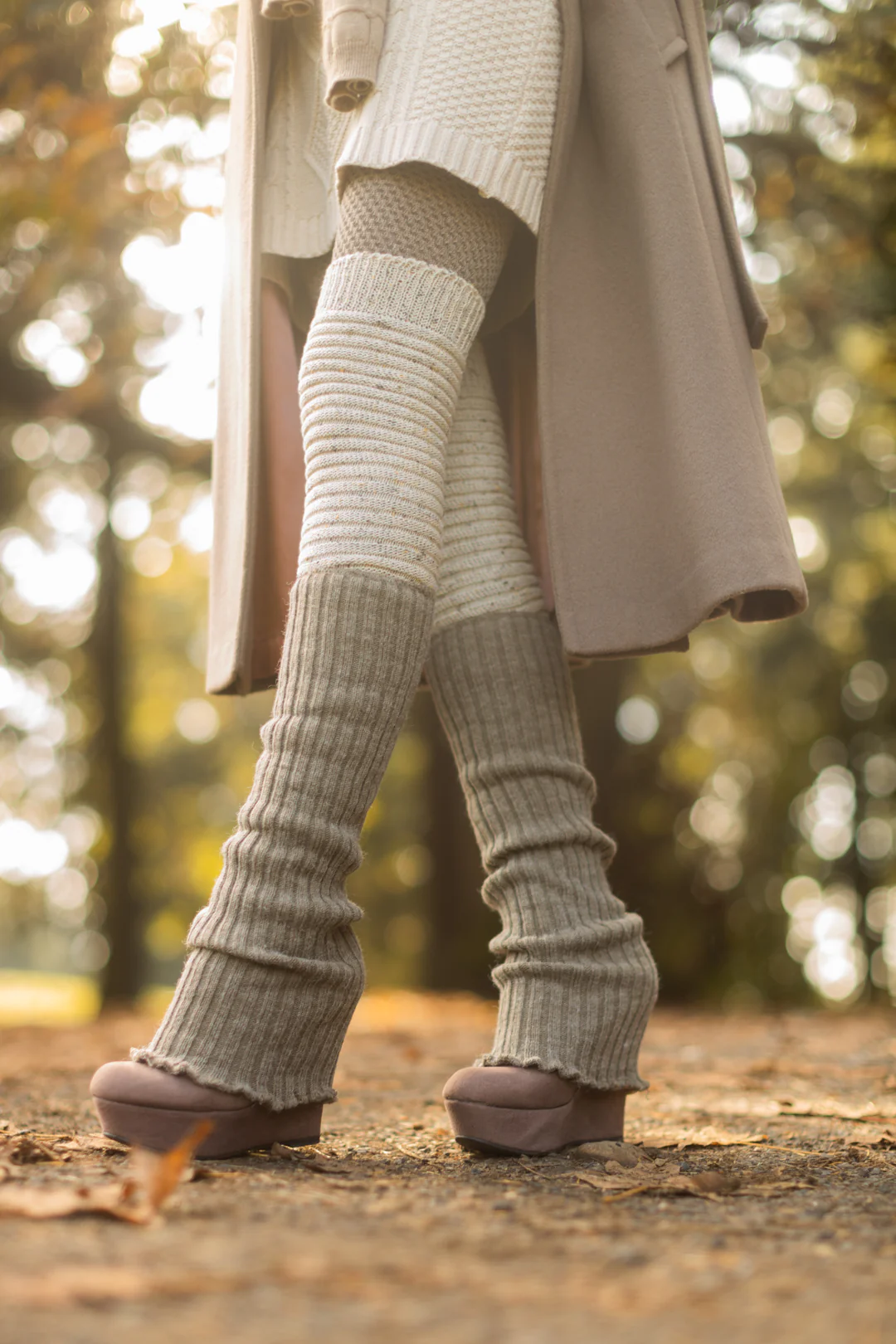 Ribbed Knit Leg Warmers - Image 11