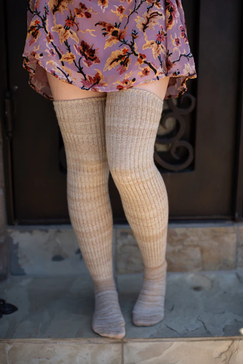 Space Dyed Scrunchy Socks - Image 3