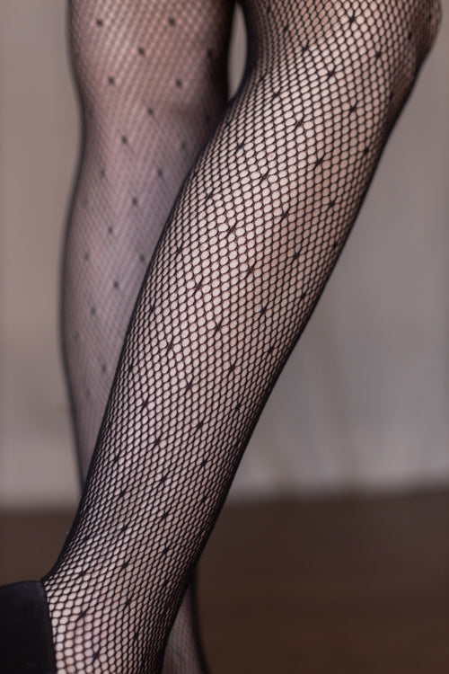 Starry Divinity Fishnet Tights - Image 2
