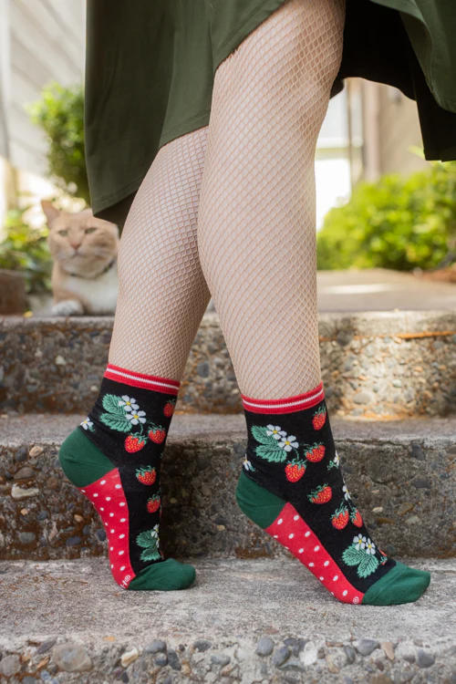 Strawberry Threads Mini Crew - Image 3