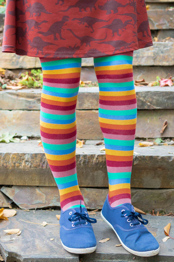 Striped Over the Knee Toe Socks - Image 31