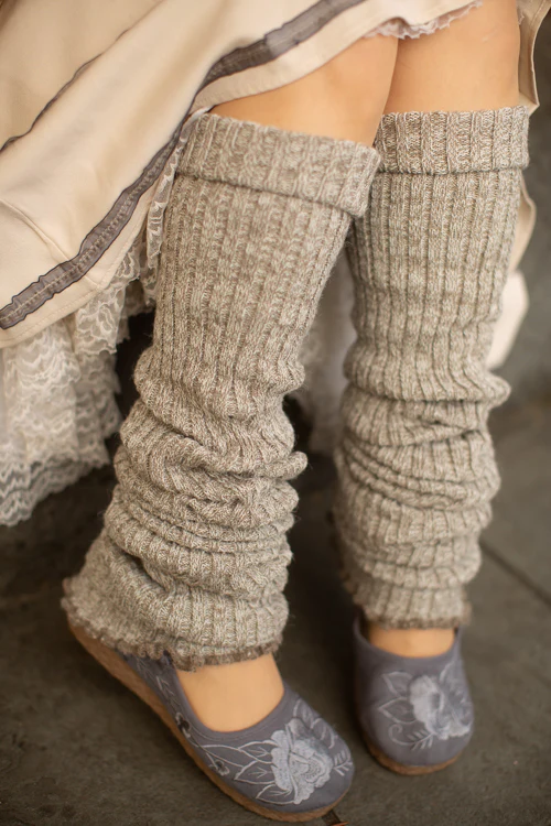 Super-Long Ribbed Leg Warmers - Image 13