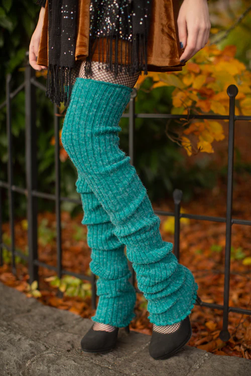 Super-Long Ribbed Leg Warmers - Image 14