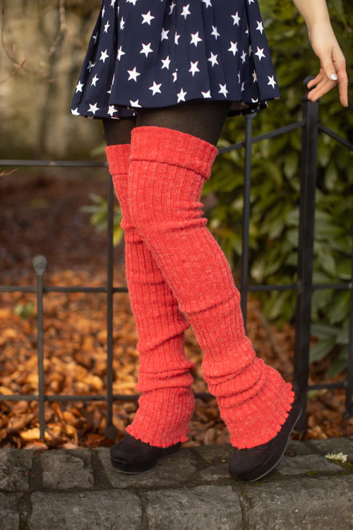 Super-Long Ribbed Leg Warmers - Image 16