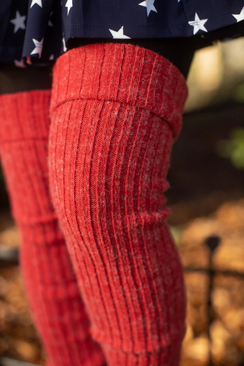 Super-Long Ribbed Leg Warmers - Image 17