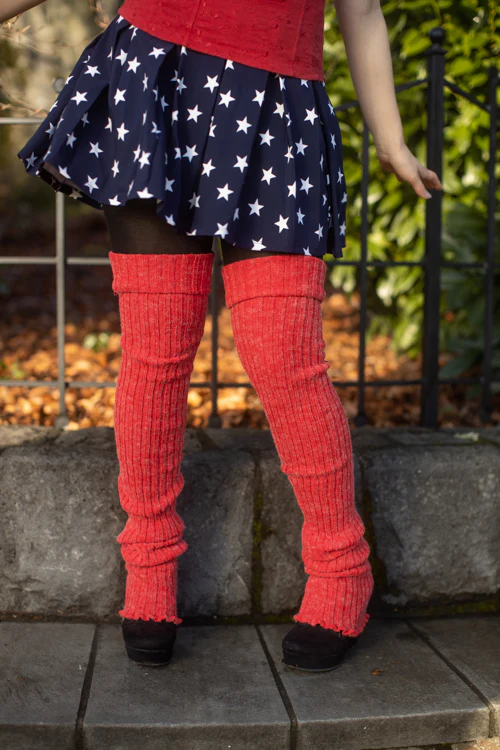 Super-Long Ribbed Leg Warmers - Image 18