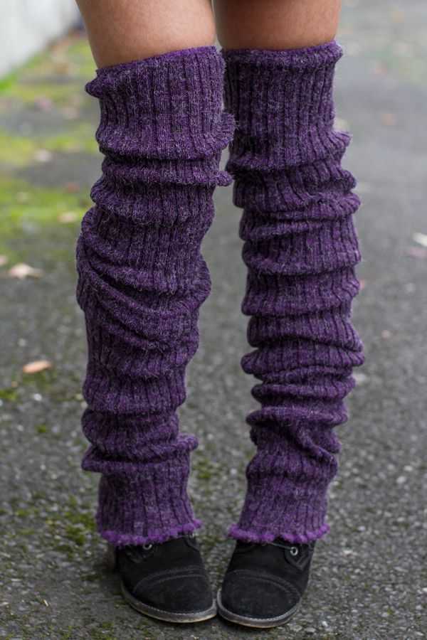 Super-Long Ribbed Leg Warmers - Image 19