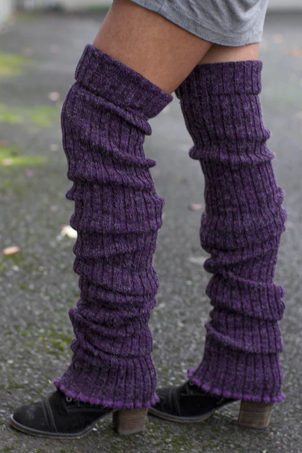 Super-Long Ribbed Leg Warmers - Image 20