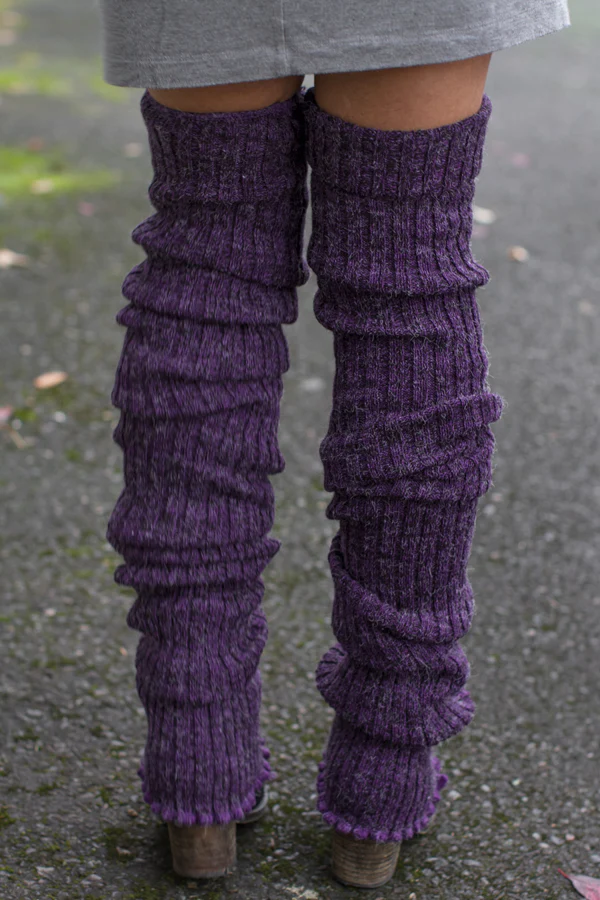 Super-Long Ribbed Leg Warmers - Image 21