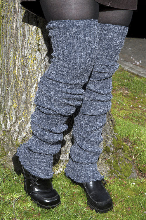 Super-Long Ribbed Leg Warmers - Image 8