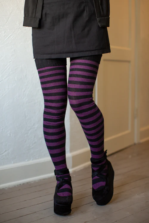 Super Stripes Thigh High Socks - Image 7