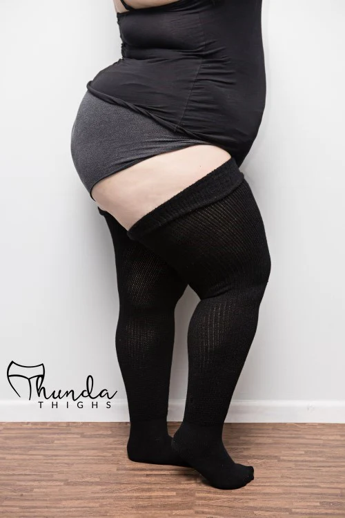Thunda Thighs Solid Thigh Highs - Image 2