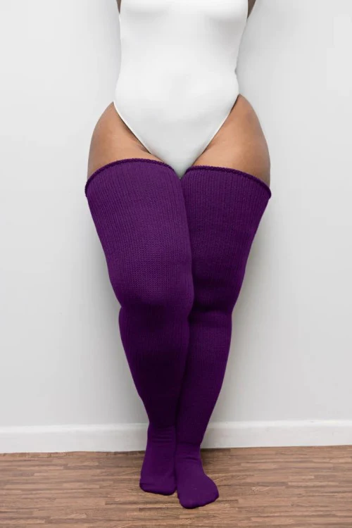 Thunda Thighs Solid Thigh Highs - Image 3