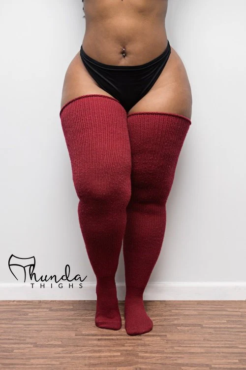 Thunda Thighs Solid Thigh Highs - Image 6