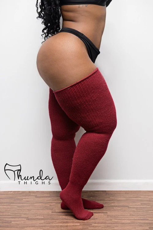 Thunda Thighs Solid Thigh Highs - Image 7