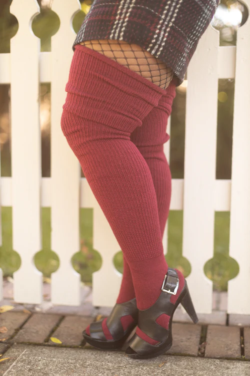 Thunda Thighs Solid Thigh Highs - Image 8