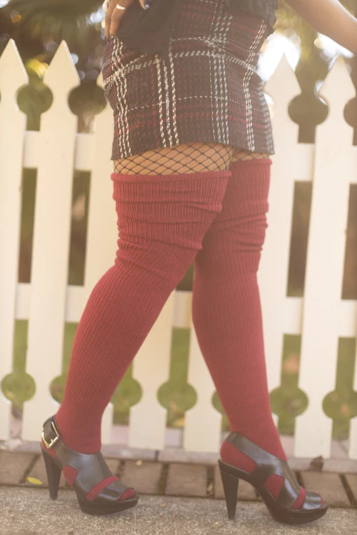 Thunda Thighs Solid Thigh Highs - Image 9