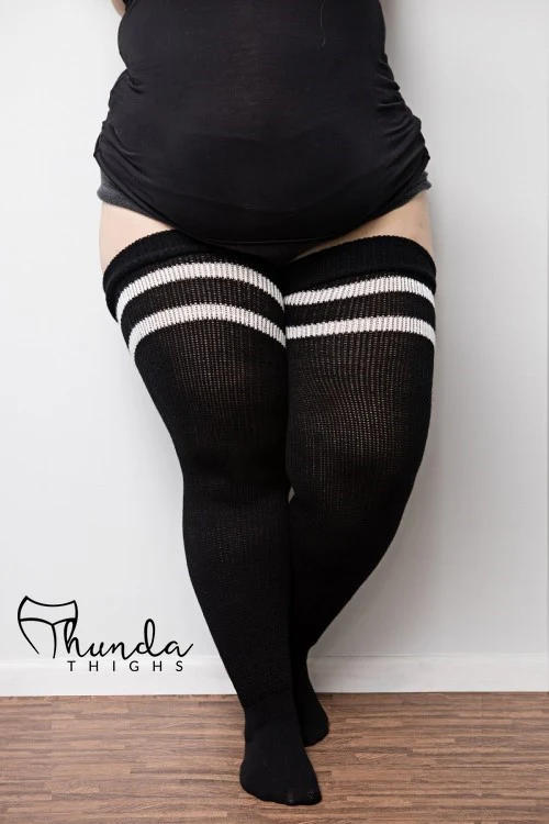 Thunda Thighs Top Stripe Thigh Highs - Image 4