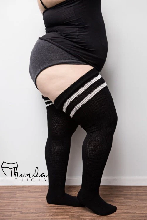Thunda Thighs Top Stripe Thigh Highs - Image 5