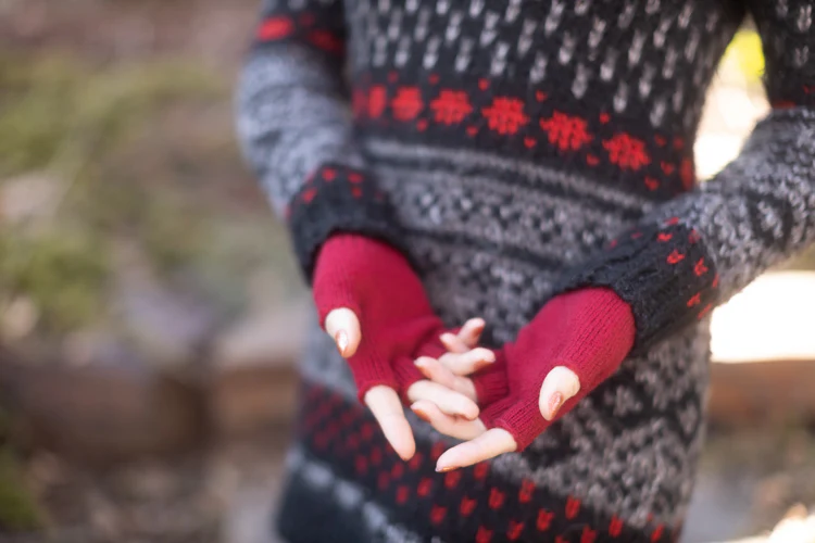 Wool Fingerless Gloves - Image 24