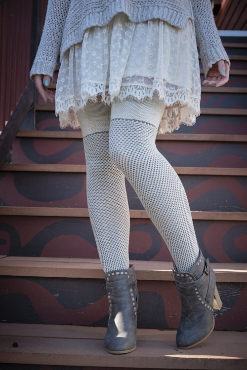 Wool Waffle Extraordinary Thigh High - Image 3
