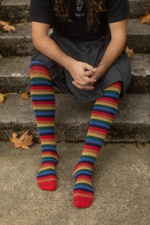 XL-FOOT Longer Over the Rainbow Extraordinary Thigh High - Image 4