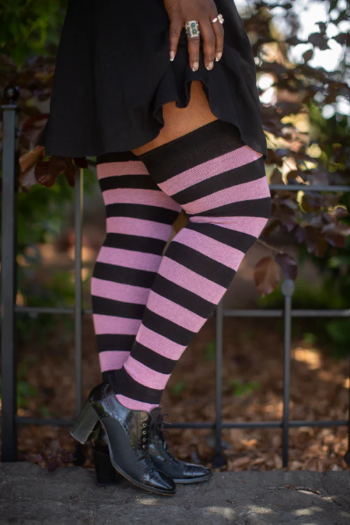 XL-FOOT Longer Striped Extraordinary Thigh High - Image 3