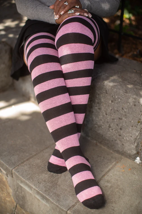 XL-FOOT Longer Striped Extraordinary Thigh High - Image 4