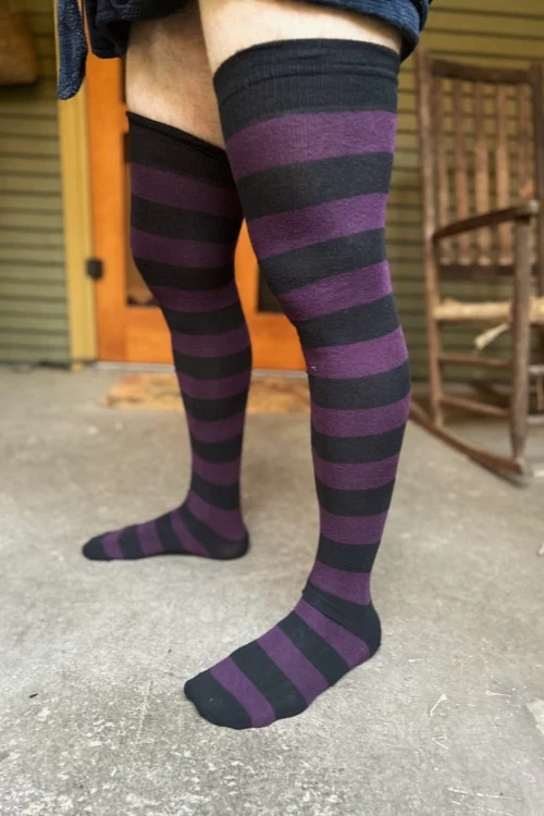 XL-FOOT Longer Striped Extraordinary Thigh High - Image 5