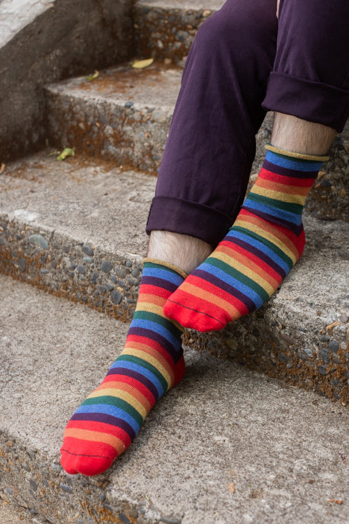 XL-FOOT Over the Rainbow Roll Top Crew - Image 2