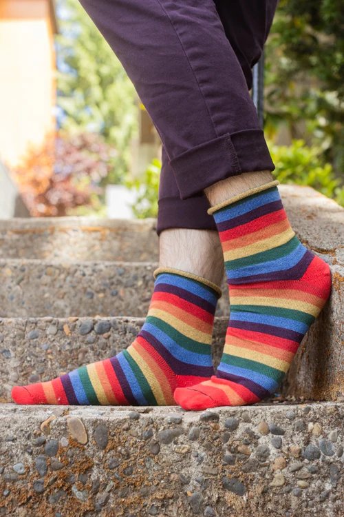 XL-FOOT Over the Rainbow Roll Top Crew - Image 4