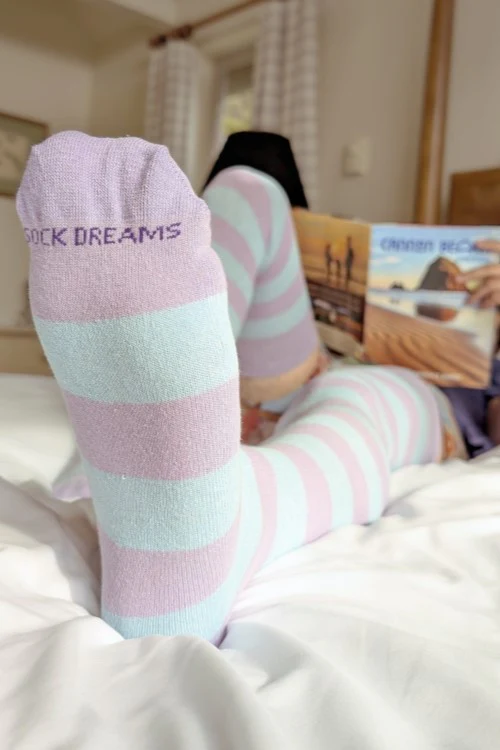 XXL-FOOT Longer Striped Extraordinary Thigh High - Image 10